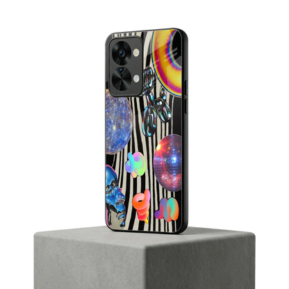 Disco Dream oneplus nord 2t mobile cover | shockproof glass phone case