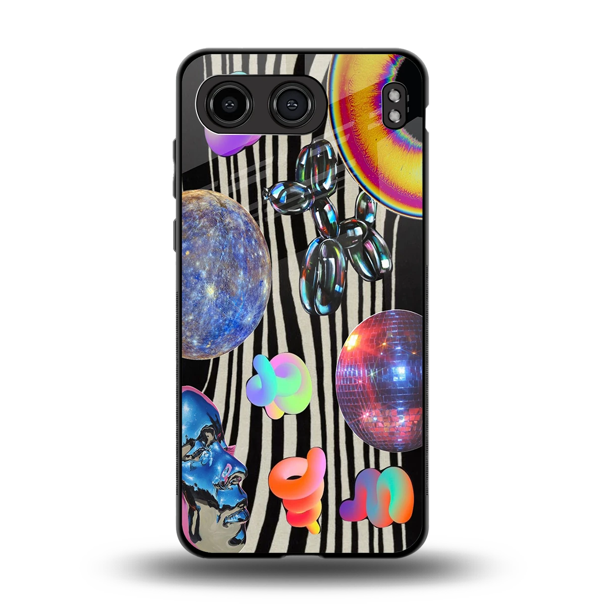 Disco Dream back phone cover | glass case for oneplus nord 4