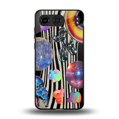 Disco Dream back phone cover | glass case for oneplus nord 4