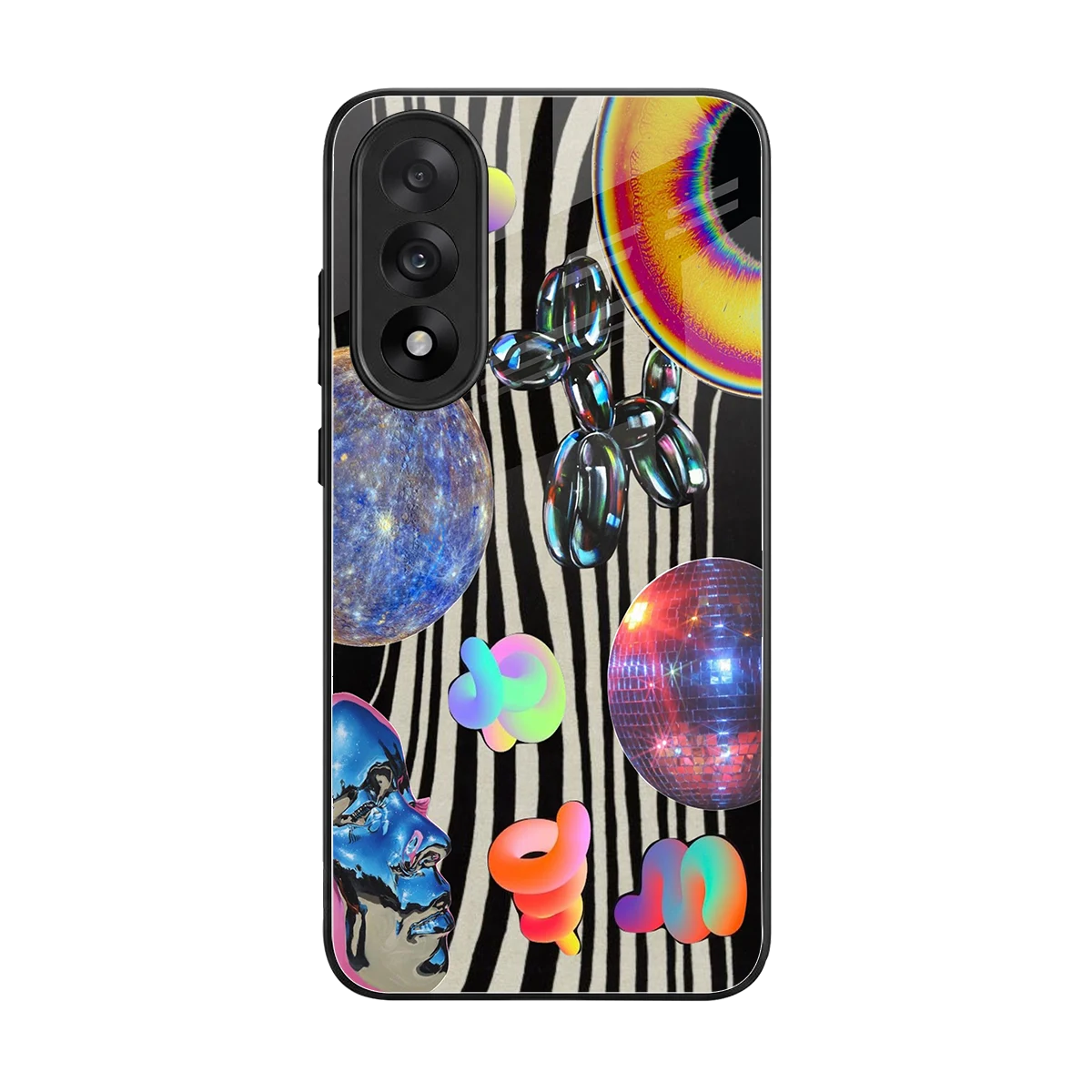 Disco Dream back phone cover | glass case for oneplus nord 5