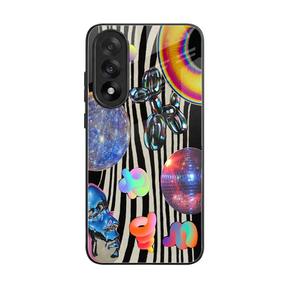 Disco Dream back phone cover | glass case for oneplus nord 5