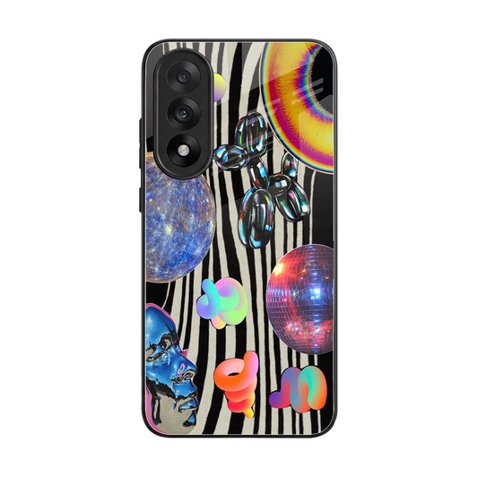 Disco Dream back phone cover | glass case for oneplus nord 5