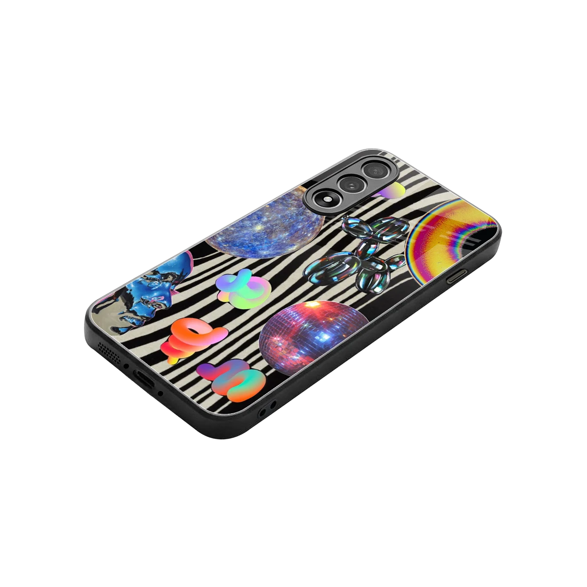 Disco Dream stylish phone case for oneplus nord 5 | glossy glass and slim fit