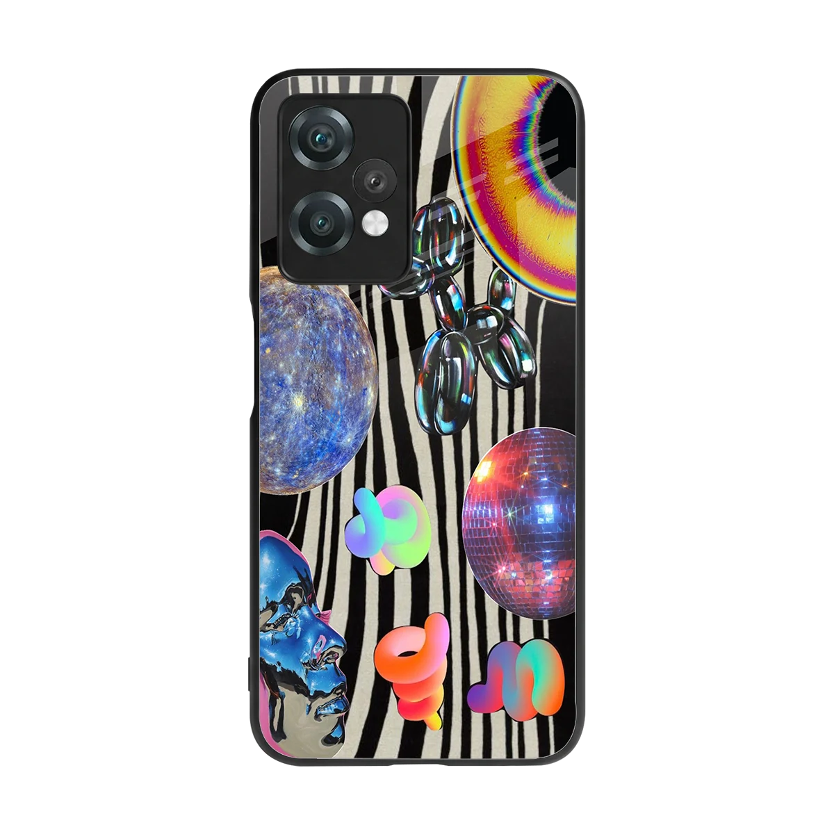 Disco Dream back phone cover | glass case for oneplus nord ce 2 lite