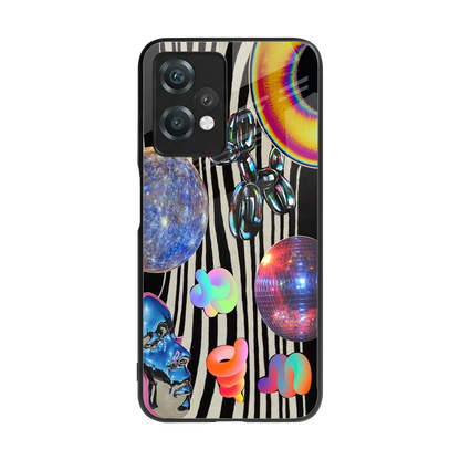 Disco Dream back phone cover | glass case for oneplus nord ce 2 lite