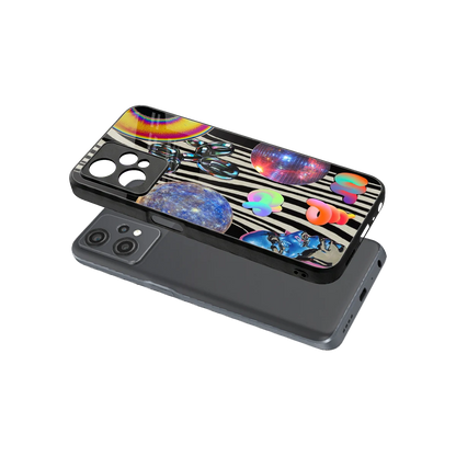 Disco Dream sleek oneplus nord ce 2 lite cover with tempered glass back and TPU edges