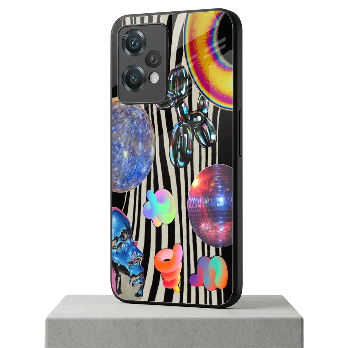 Disco Dream oneplus nord ce 2 lite mobile cover | shockproof glass phone case