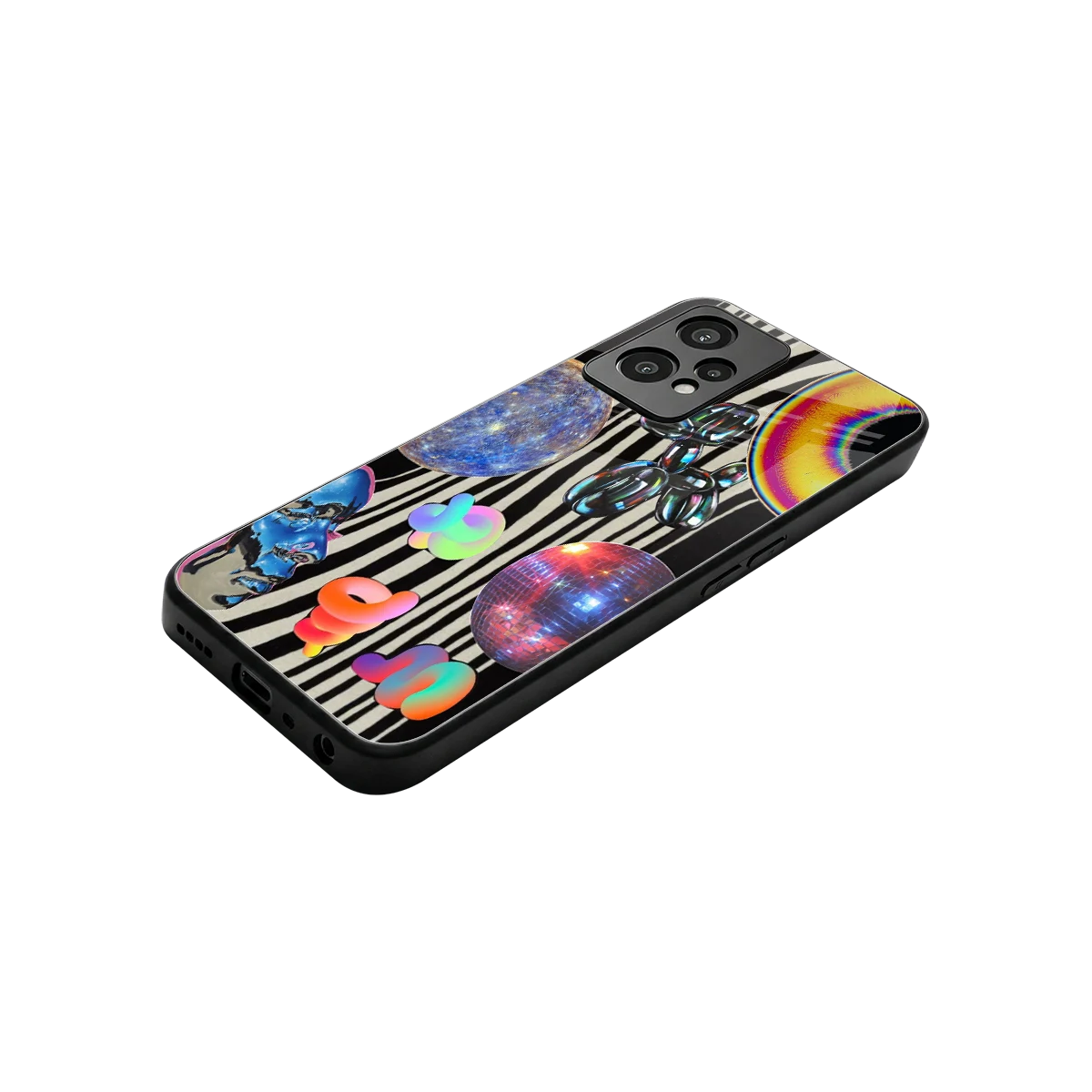 Disco Dream stylish phone case for oneplus nord ce 2 lite | glossy glass and slim fit