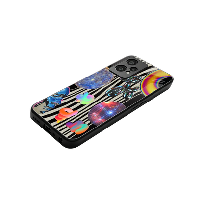 Disco Dream stylish phone case for oneplus nord ce 2 lite | glossy glass and slim fit