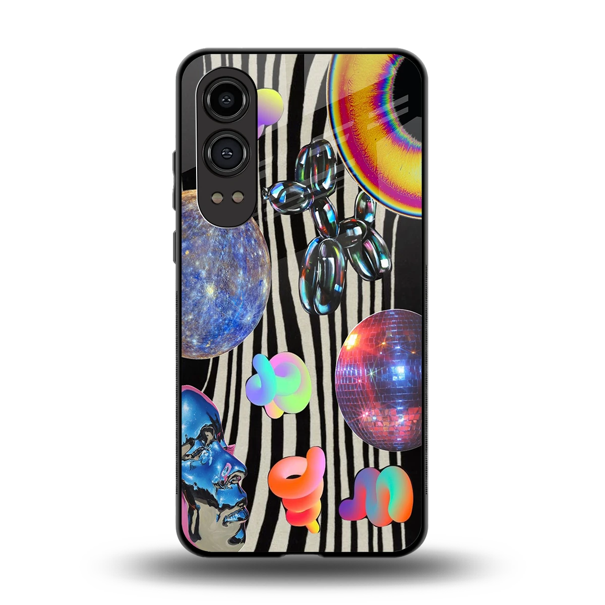 Disco Dream back phone cover | glass case for oneplus nord ce 4 lite