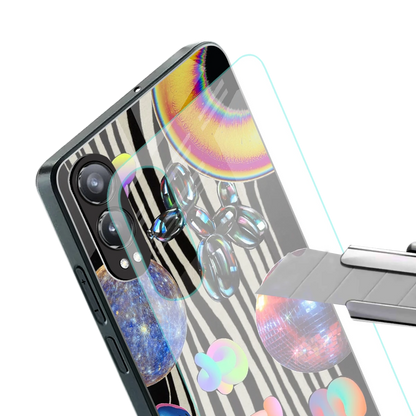 Disco Dream stylish phone case for oneplus nord ce 4 lite | glossy glass and slim fit