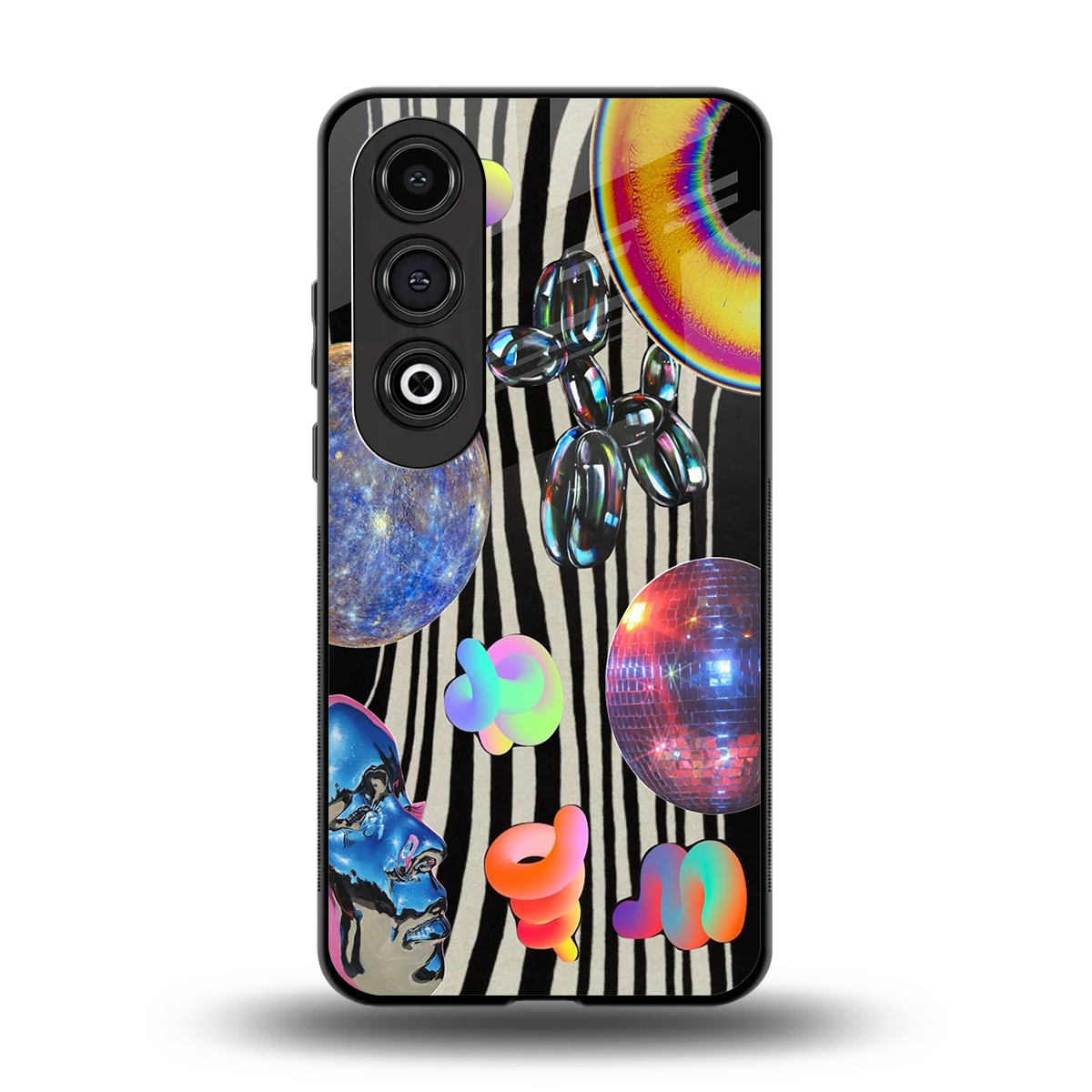 Disco Dream back phone cover | glass case for oneplus nord ce 4