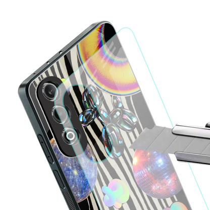 Disco Dream stylish phone case for oneplus nord ce 4 | glossy glass and slim fit