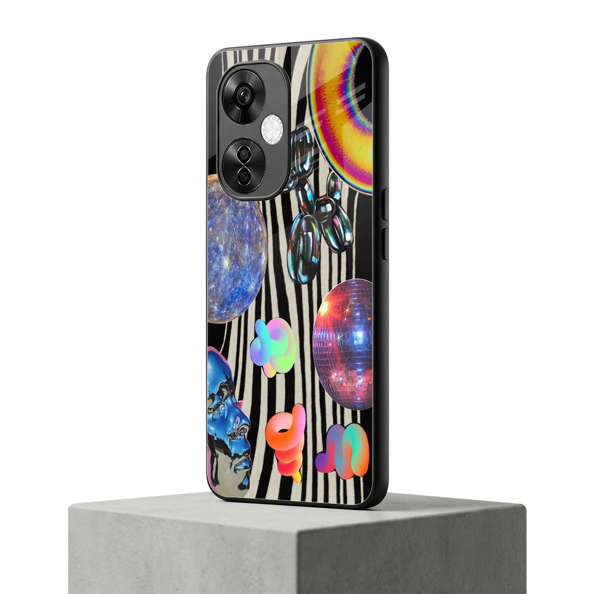 Disco Dream oneplus nord ce 3 lite mobile cover | shockproof glass phone case