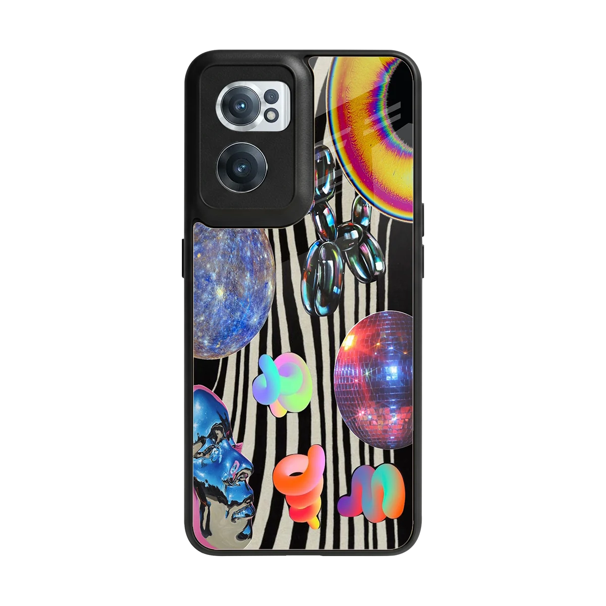 Disco Dream back phone cover | glass case for oneplus nord ce 2