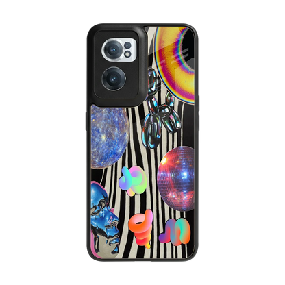 Disco Dream back phone cover | glass case for oneplus nord ce 2