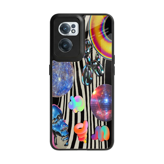 Disco Dream back phone cover | glass case for oneplus nord ce 2