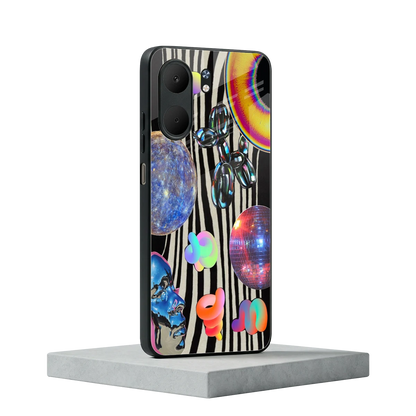 Disco Dream oppo a5x 5g mobile cover | shockproof glass phone case