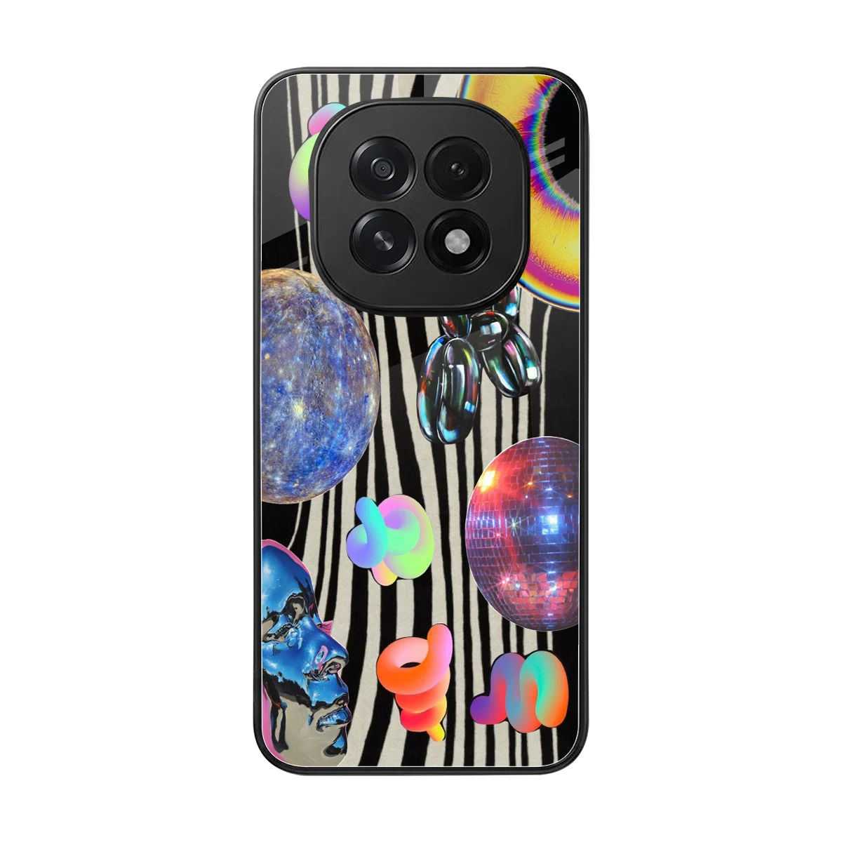 Disco Dream back phone cover | glass case for oppo f29 5g