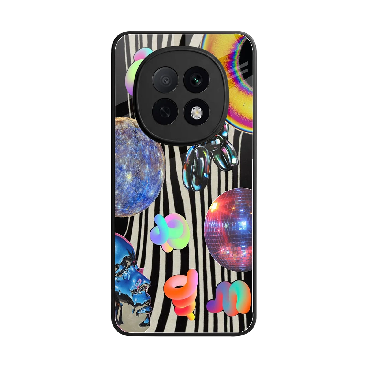 Disco Dream back phone cover | glass case for oppo f29 pro 5g