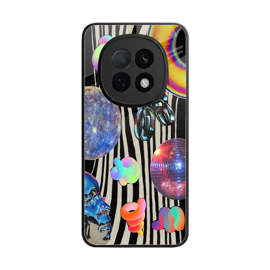 Disco Dream back phone cover | glass case for oppo f29 pro 5g