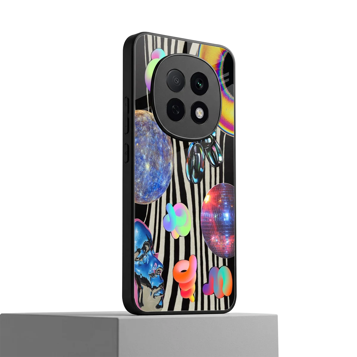 Disco Dream oppo f29 pro 5g mobile cover | shockproof glass phone case