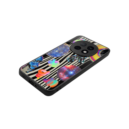 Disco Dream stylish phone case for oppo f29 pro 5g | glossy glass and slim fit