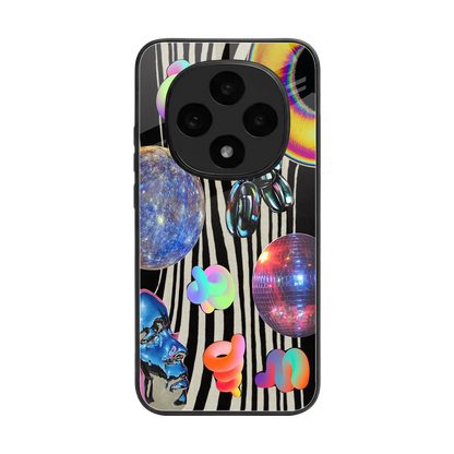 Disco Dream back phone cover | glass case for oppo f31 pro 5g
