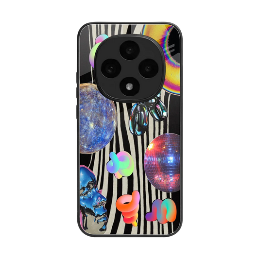 Disco Dream back phone cover | glass case for oppo f31 pro 5g