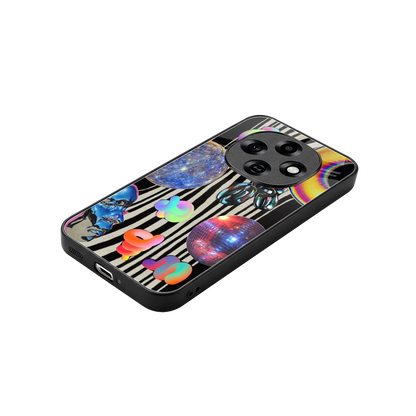 Disco Dream stylish phone case for oppo f31 pro 5g | glossy glass and slim fit