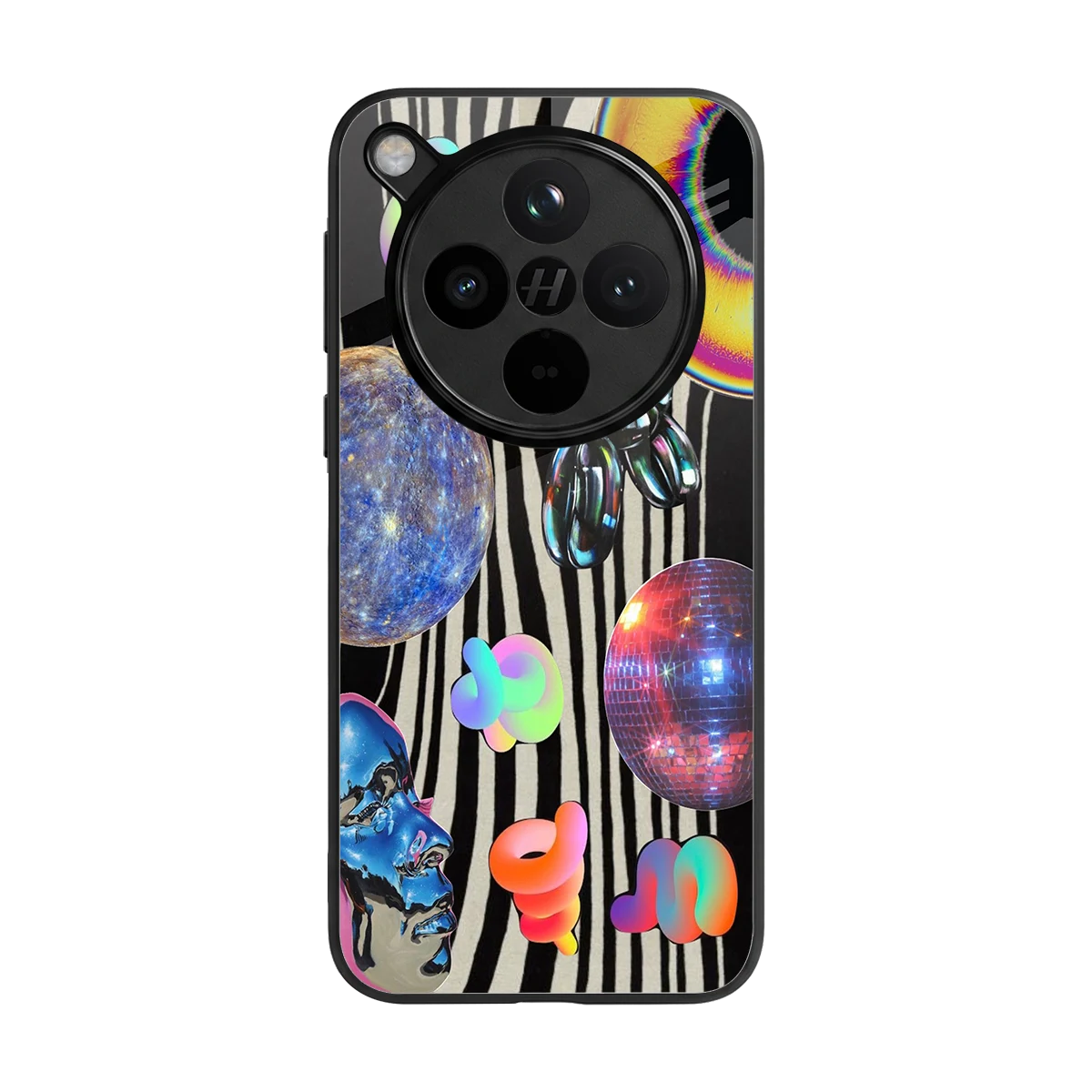 Disco Dream back phone cover | glass case for oppo find x8