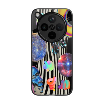 Disco Dream back phone cover | glass case for oppo find x8