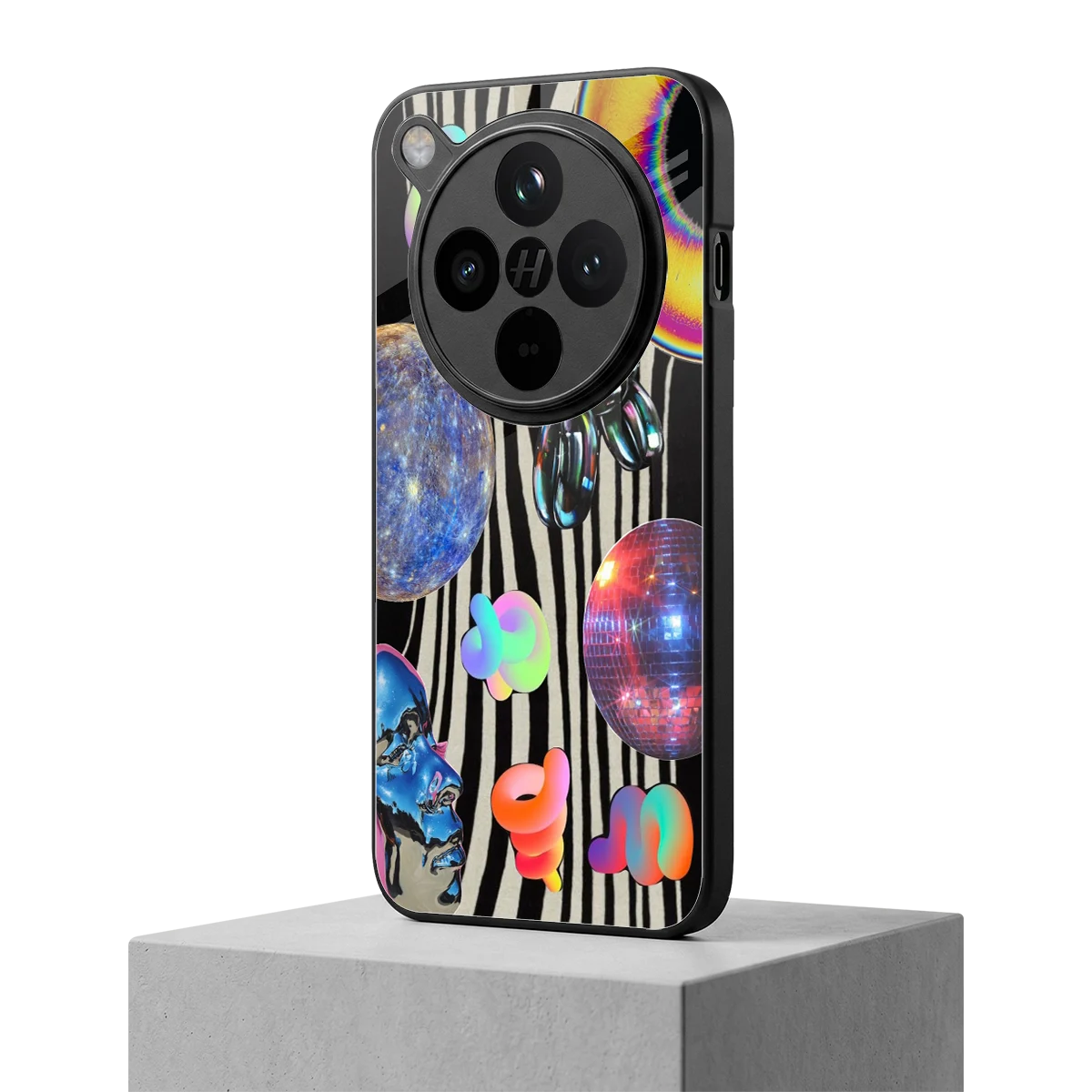 Disco Dream oppo find x8 mobile cover | shockproof glass phone case