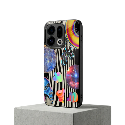 Disco Dream oppo find x9 mobile cover | shockproof glass phone case