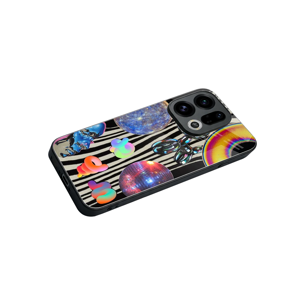 Disco Dream stylish phone case for oppo find x9 | glossy glass and slim fit