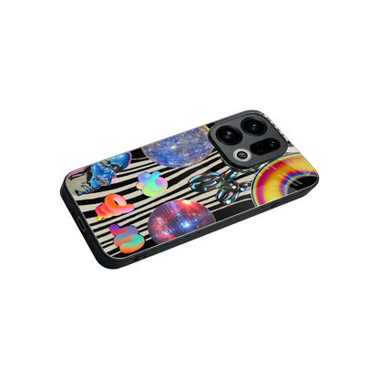 Disco Dream stylish phone case for oppo find x9 | glossy glass and slim fit