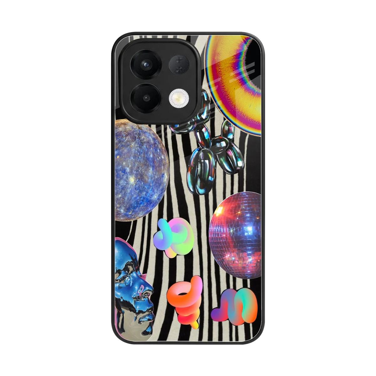 Disco Dream back phone cover | glass case for oppo k13 5g