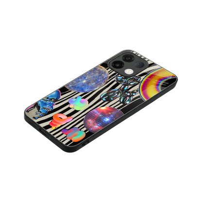 Disco Dream stylish phone case for oppo k13 5g | glossy glass and slim fit