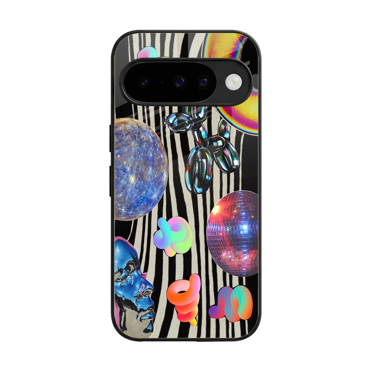Disco Dream back phone cover | glass case for google pixel 10