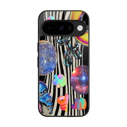 Disco Dream back phone cover | glass case for google pixel 10