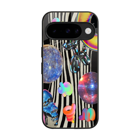 Disco Dream back phone cover | glass case for google pixel 10