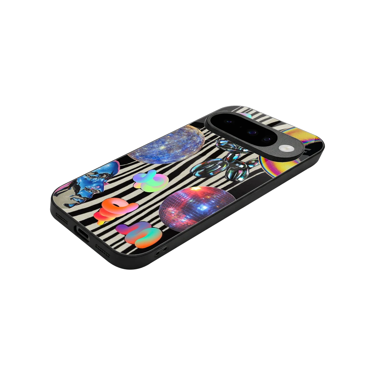 Disco Dream stylish phone case for google pixel 10 | glossy glass and slim fit