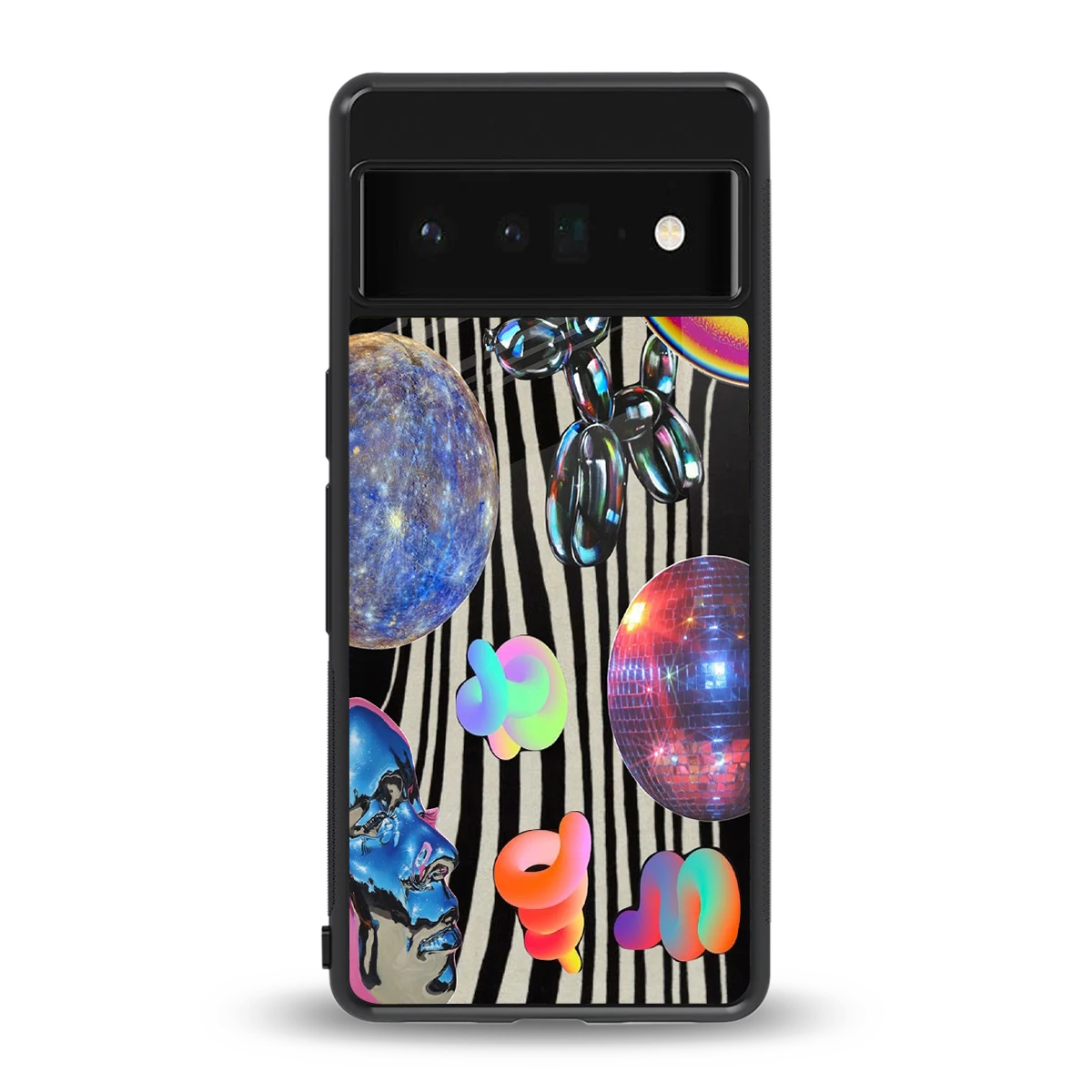 Disco Dream back phone cover | glass case for google pixel 6 pro