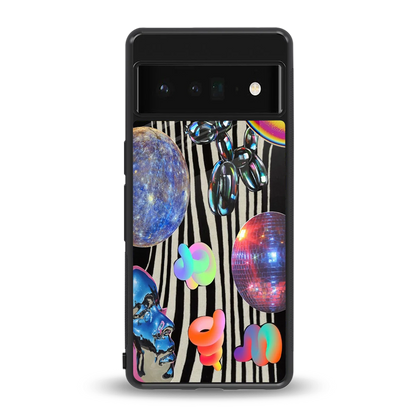 Disco Dream back phone cover | glass case for google pixel 6 pro