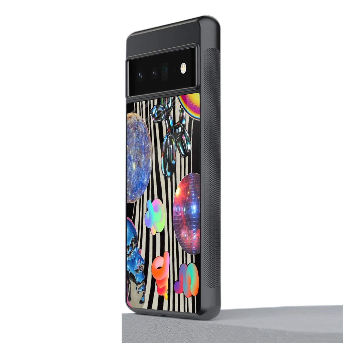 Disco Dream stylish phone case for google pixel 6 pro | glossy glass and slim fit