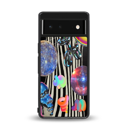 Disco Dream back phone cover | glass case for google pixel 6