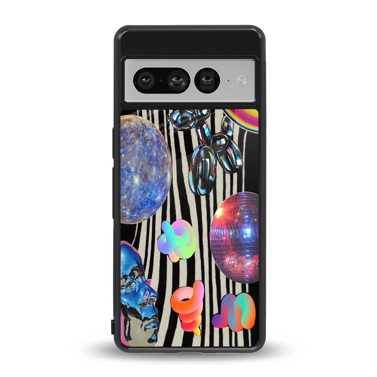 Disco Dream back phone cover | glass case for google pixel 7 pro