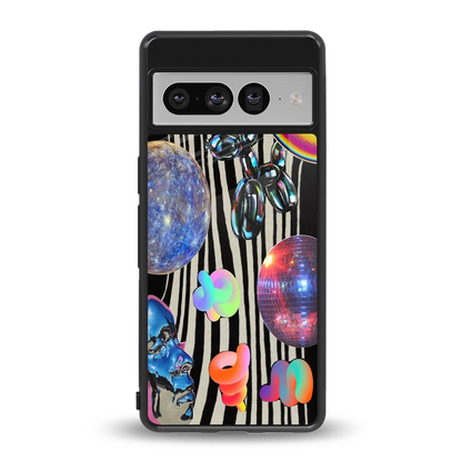 Disco Dream back phone cover | glass case for google pixel 7 pro