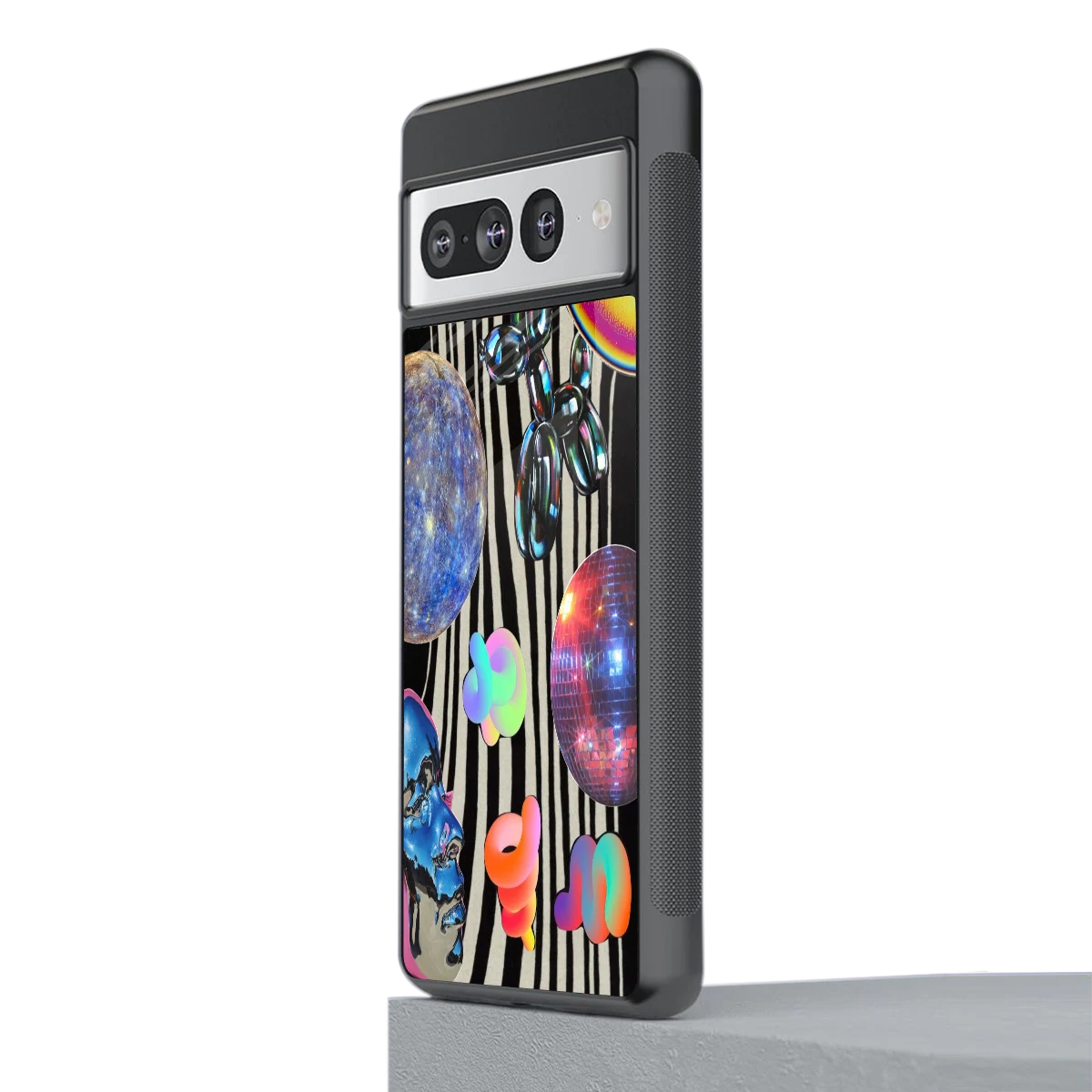 Disco Dream stylish phone case for google pixel 7 pro | glossy glass and slim fit