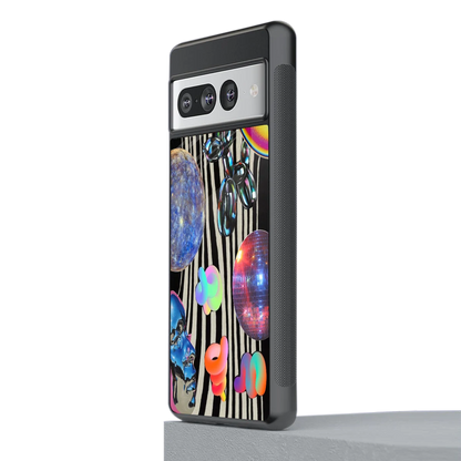 Disco Dream stylish phone case for google pixel 7 pro | glossy glass and slim fit